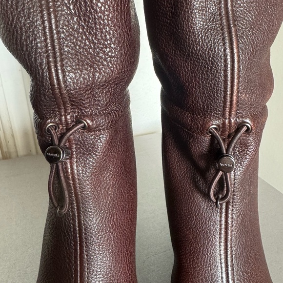 Prada Linea Rossa Tall Boots - Chocolate Brown - size 38 - NEW IN BOX - Picture 2 of 11